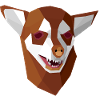 Geometric anxious Chihuahua