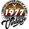 Elegant Årgang: 1977 Retro Gave 1977 2025