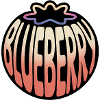 Blueberry - Cool Fruit Logo