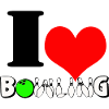 Bowling Love Heart