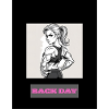 Empowered Female Bodybuilder Illustration