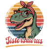 Dinosaur T-Rex Sistersaurus