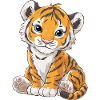 Cute Baby Tiger