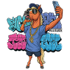 Selfie Queen – Cheval d’art urbain