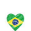 J’aime le Brésil, drapeau du Brésil