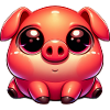 Cute Kawaii Piggy Cozy Farm