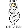 Queen of Cats with Crown