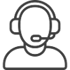 Help Desk Support icon logo