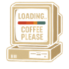 Loading Coffee Please Retro Computer