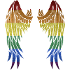 Engel Pride Regenbogen