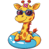 Giraffe Comic Cool