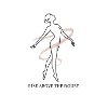 Empowered Woman with Ribbon Motif
