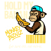Monkey Banan Humour Design