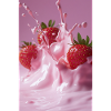 Fraises en Pink Splash