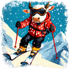 Ski cows