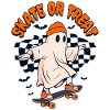 Patinez ou traitez Ghost Halloween