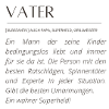 Vater mit Superhelden-Motiv