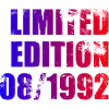33rd Birthday Limited Edition 08/1992