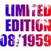 66th Birthday Limited Edition 08/1959
