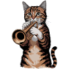 Trumpet Cat