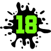 Farbklecks klecks 18