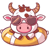 Cow Comic Cool
