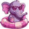 Elefant Comic Cool