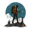 Mountain hiker
