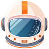 Retro space helmet