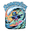 Summerween Halloween Ghost Surfer