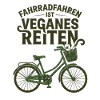 Cycling is vegan riding nature