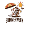 Summerween Halloween Skelett