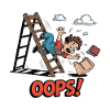 DOWN STAIRS, OOPS