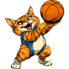 Cats Basketball / Basketball Player Cat
