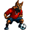 German Shepherd Football