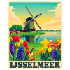 Ijsselmeer Holland Windmill