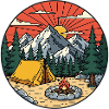 Ecological Mountain Campsite