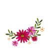 Cheetah With Flowers