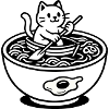 Mignon Noudle Soup Chat