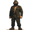Adem Jashari standing proud