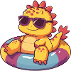 Dinosaur Stegosaurus Comic Cool