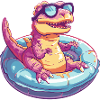 Dinosaurier T-Rex Comic Cool