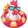 Rooster Comic Cool