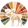 Retro Moose Animal