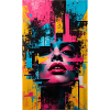 Abstrakte Urban Mode Kunst