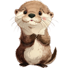 Cute Baby Otter