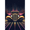 Retro Ride Through Neon Nights