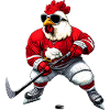 Poulet Hockey sur glace