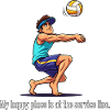 Beach volleyball lovers