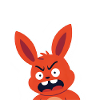 Angry Red Bunny Cartoon